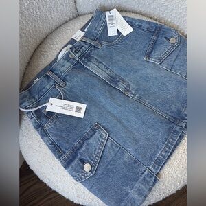 ARITZIA MINI DENIM FORUM SKIRT